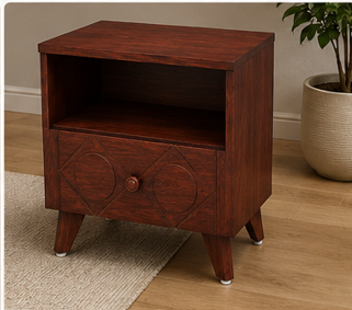 BED SIDE TABLE With bottom Drawer