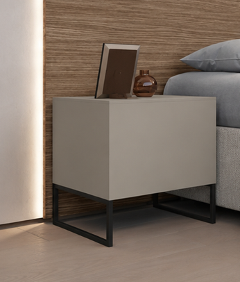 LUXUARY BED SIDE TABLE WITH 2 DRAWERS