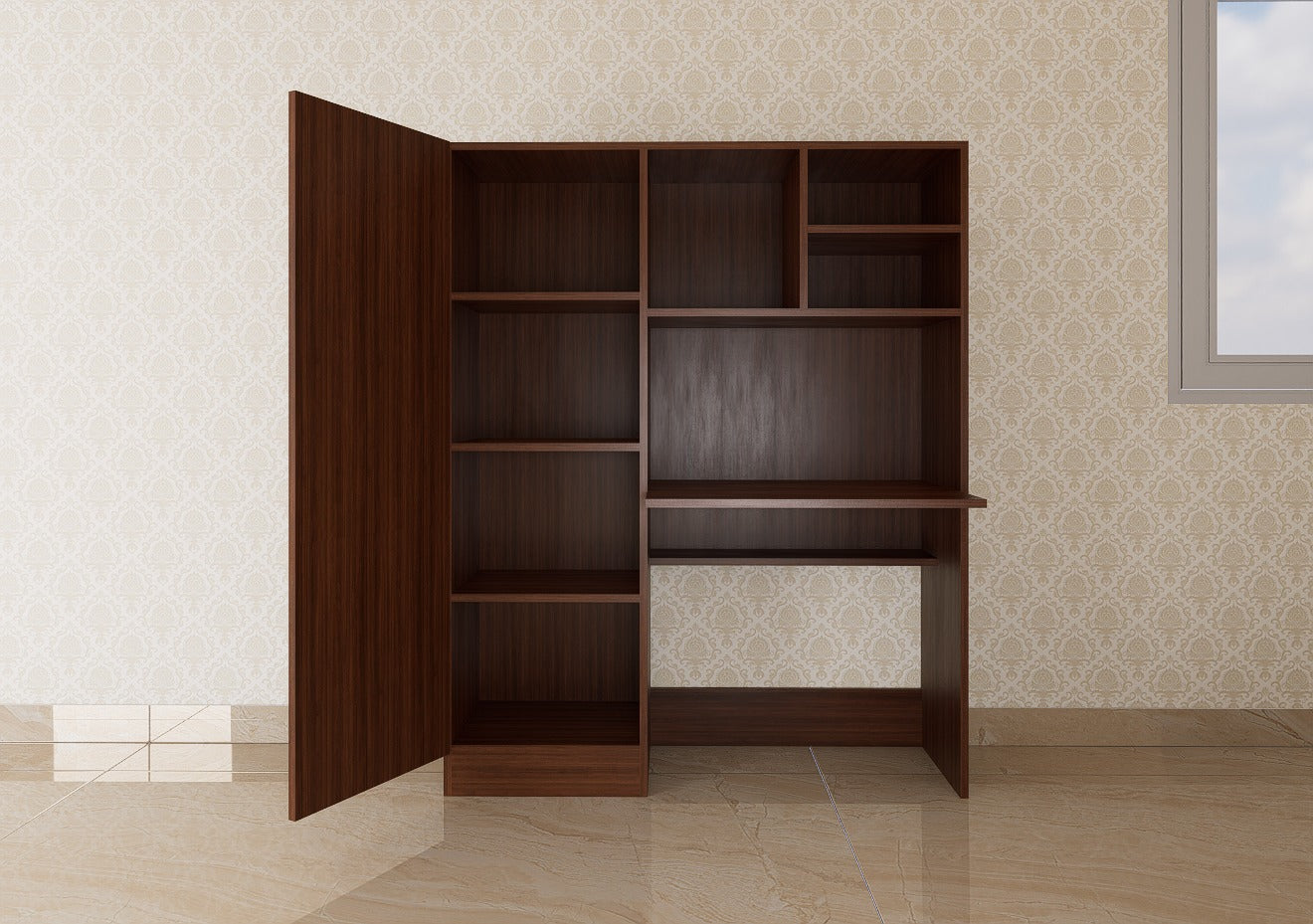 STUDY TABLE WITH STORAGE