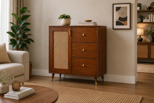 MORDERN STORAGE CABINET WITH  3 DRAWERS